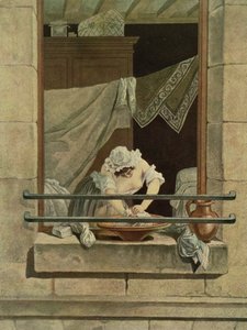 De wasvrouw, gegraveerd door J. Laurent Julien en Jean-Baptiste Morret